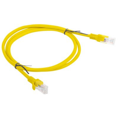 Kabel RJ-45 - RJ-45 LANBERG PCU5-10CC-0100-Y 1 m