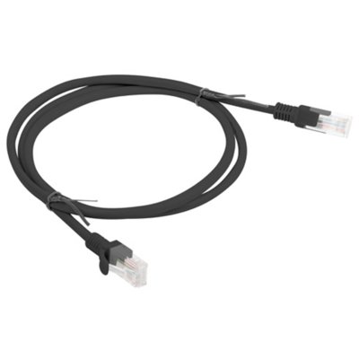 Kabel RJ-45 - RJ-45 LANBERG PCU6-10CC-0100-BK 1 m