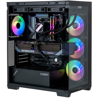 Komputer MAD DOG Powered by Gigabyte C500-A09DR32 R7-9850X3D 32GB RAM 2TB SSD GeForce RTX5080 DLSS 4 Wi-Fi