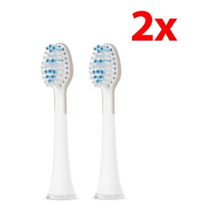 Oryginalna końcówka szczoteczki TEESA Sonic Soft TSA8014 Biały (2 szt.) (Delikatna pielęgnacja)