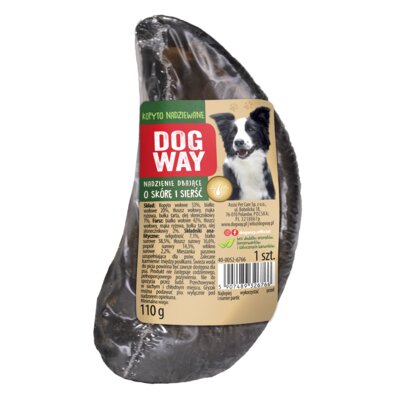 Przysmak dla psa DOGWAY Kopyto z nadzieniem Skóra i sierść 110 g