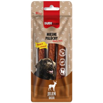 Przysmak dla psa BUBA BUBAlicious Paluchy monoproteinowe Jeleń 90 g