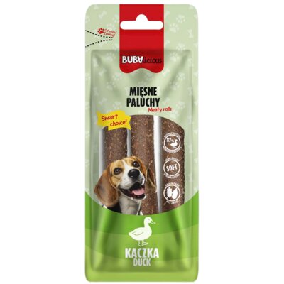 Przysmak dla psa BUBA BUBAlicious Paluchy monoproteinowe Kaczka 90 g