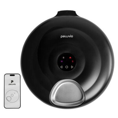 Dozownik karmy automatyczny PELUVIO Nube Czarny