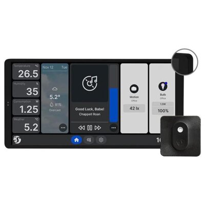 Panel zdalnego sterowania SHELLY Wall Display X2 Czarny WiFi Bluetooth