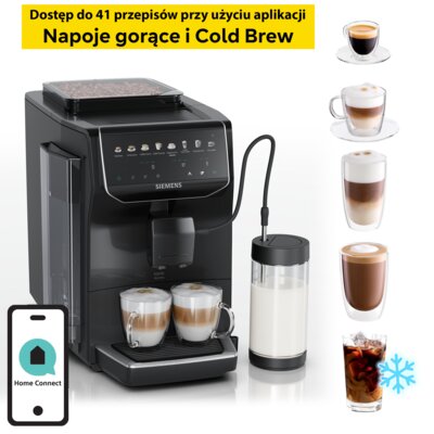 Ekspres SIEMENS EQ.500 TP555EM5 iAroma (Cold Brew dostępne z aplikacji mobilnej)