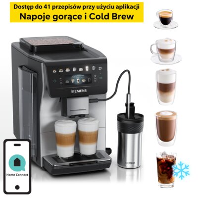 Ekspres SIEMENS EQ.600 TP605ET3 iAroma (Cold Brew)