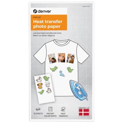Papier fotograficzny DENVER PHP-63 20 arkuszy