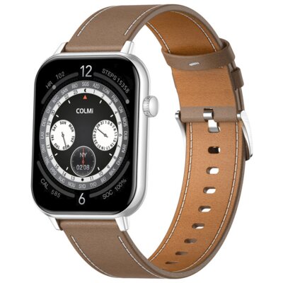 Smartwatch COLMI C28 Srebrno-brązowy