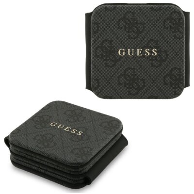 Ładowarka indukcyjna 3w1 GUESS 4G 15W MagSafe Czarny