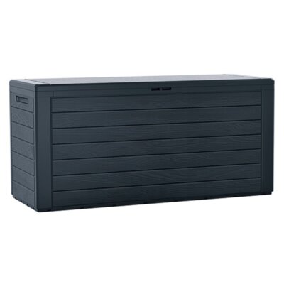 Skrzynia ogrodowa PROSPERPLAST Woodebox MBWL280-S433 280L Antracytowy