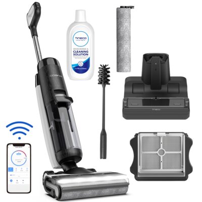 Odkurzacz z mopem TINECO FLOOR ONE S7 FLASHDRY PET (elektryczne aktywne mycie), separacja wody czystej i brudnej