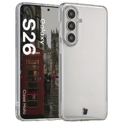 Etui BIZON Halo do Samsung Galaxy S26 Przezroczysty