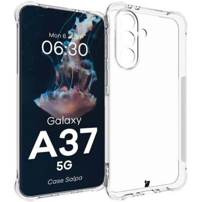 Etui BIZON Salpa do Samsung Galaxy A37 5G Przezroczysty
