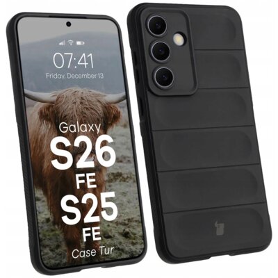 Etui BIZON Tur do Samsung Galaxy S25 FE/S26 FE Czarny
