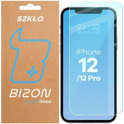 Szkło hartowane BIZON Clear do Apple iPhone 12/12 Pro