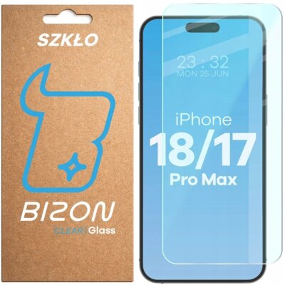 Szkło hartowane BIZON Clear do Apple iPhone 17 Pro Max/18 Pro Max