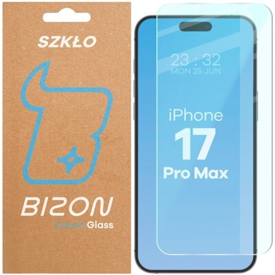 Szkło hartowane BIZON Clear do Apple iPhone 17 Pro Max