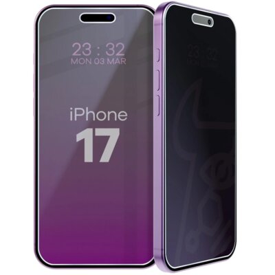 Szkło prywatyzujące BIZON Hybrid Mule Shadow do Apple iPhone 17