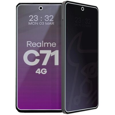 Szkło prywatyzujące BIZON Hybrid Mule Shadow do Realme C71 4G