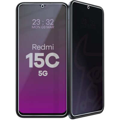 Szkło prywatyzujące BIZON Hybrid Mule Shadow do Xiaomi Redmi 15C 5G