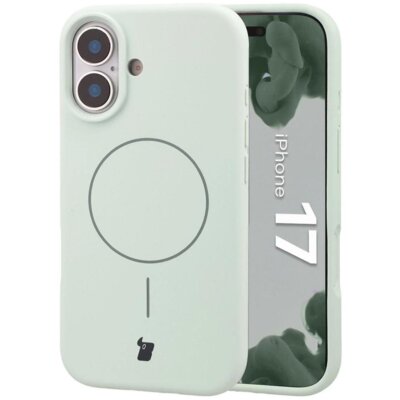 Etui BIZON Soft Magnetic do Apple iPhone 17 Pistacjowy
