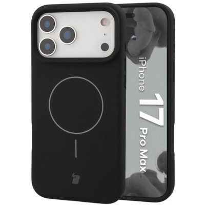 Etui BIZON Soft Magnetic do Apple iPhone 17 Pro Max Czarny