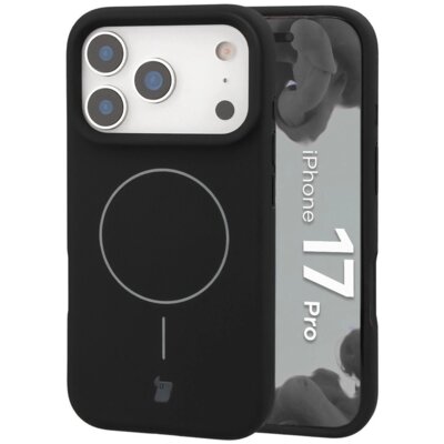 Etui BIZON Soft Magnetic do Apple iPhone 17 Pro Czarny