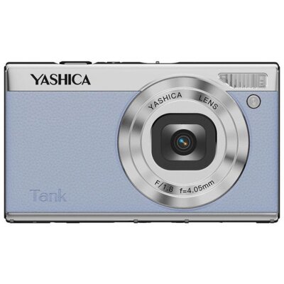 Aparat YASHICA Tank Niebieski, 12Mpix, 8-krotny zoom cyfrowy, 4K 30fps