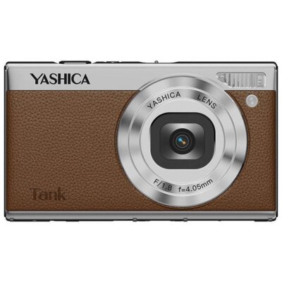 Aparat YASHICA Tank Brązowy, 12Mpix, 8-krotny zoom cyfrowy, 4K 30fps