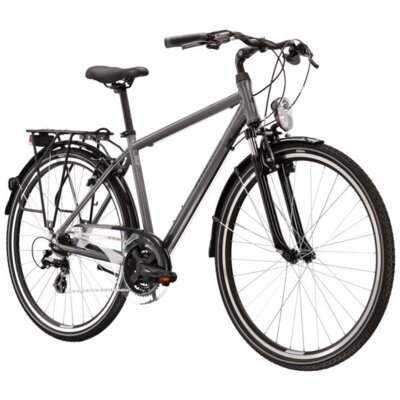 Rower trekkingowy KROSS Trans 2.0 M19 28 cali męski Grafitowo-czarny