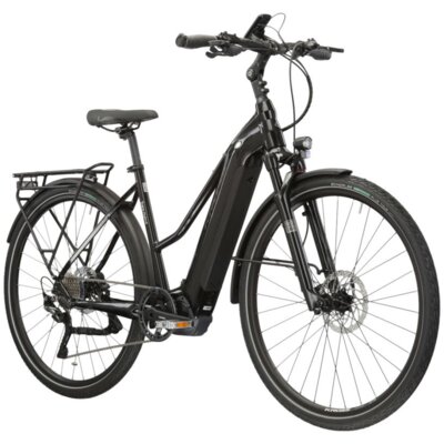 Rower elektryczny KROSS Trans Hybrid 6.0 U17 28 cali Czarno-grafitowy