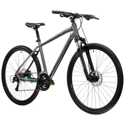 Rower trekkingowy KROSS Evado 3.0 M21 28 cali męski Szaro-morski