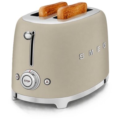 Toster SMEG TSF01MLMEU Moonlight Beżowy