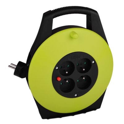 Przedłużacz GERMINA DER ELEKTRIKER GW-0178 10 m Zielono-czarny