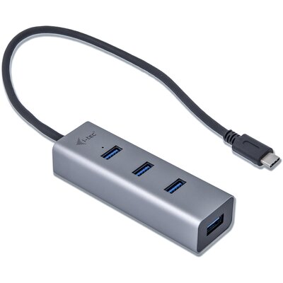 Hub I-TEC C31HUBMETAL403 USB Typu C, Pasywny