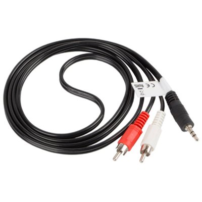 Kabel MiniJack 3.5 mm - 2x RCA LANBERG 1.5 m