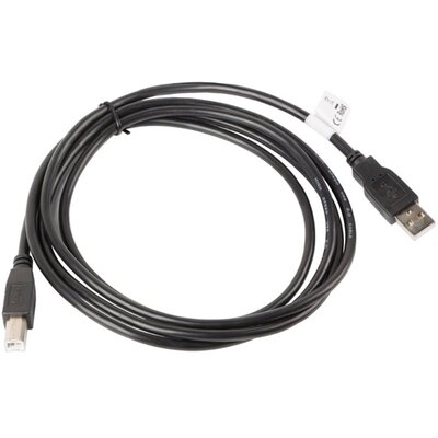 Kabel USB-A - USB-B LANBERG CA-USBA-10CC-0018-BK 1.8 m