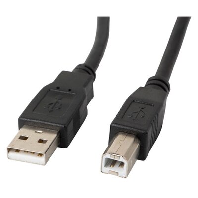 Kabel USB-A - USB-B LANBERG CA-USBA-10CC-0030-BK 3 m