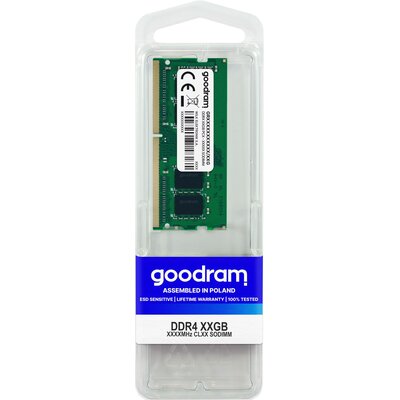 Pamięć RAM GOODRAM 4GB 2400MHz DDR4 SODIMM GR2400S464L17S/4G