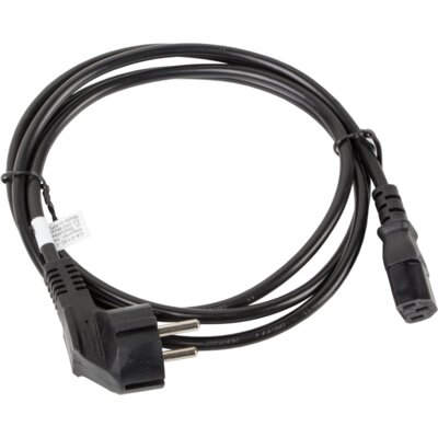 Kabel zasilający Schuko (kątowy) - IEC 320 C13 LANBERG 1.8 m