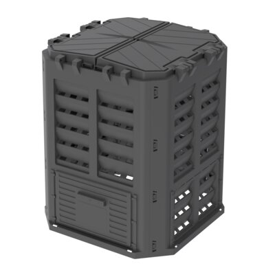 Kompostownik PATROL Multi KOMPOST360CZAPL225 360L Czarny