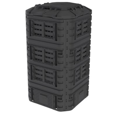 Kompostownik PATROL Modularny KOMPOST1260CZAPL225 1260L Czarny