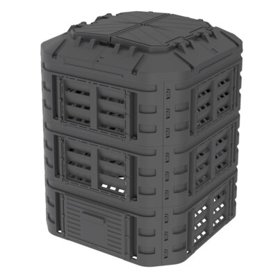 Kompostownik PATROL Modularny KOMPOST860CZAPL225 860L Czarny