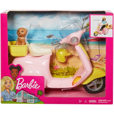 Zdjęcia - Wszystko dla lalek Barbie Skuter  FRP56 