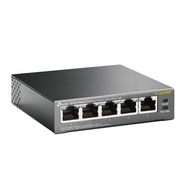 Switch TP-LINK TL-SG1005P Gigabit Ethernet, 5 portów, Funkcja PoE