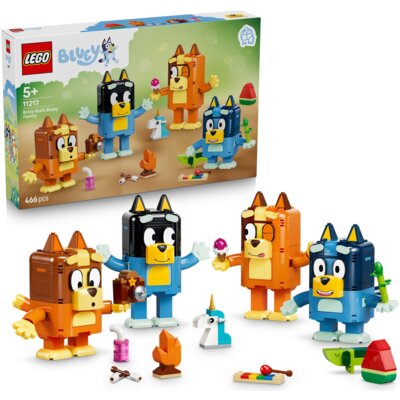 LEGO 11217 Bluey Rodzina Blue z klocków