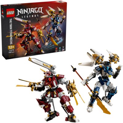 LEGO 71870 NINJAGO Bliźniacze tytanowe mechy