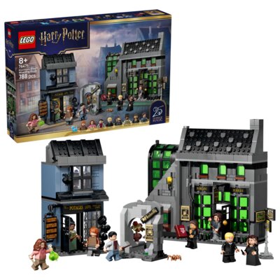 LEGO 76471 Harry Potter Magiczne sklepy na ulicy Śmiertelnego Nokturnu
