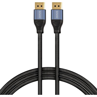Kabel DisplayPort - DisplayPort 2.1 SAVIO CL-209 8K 1m